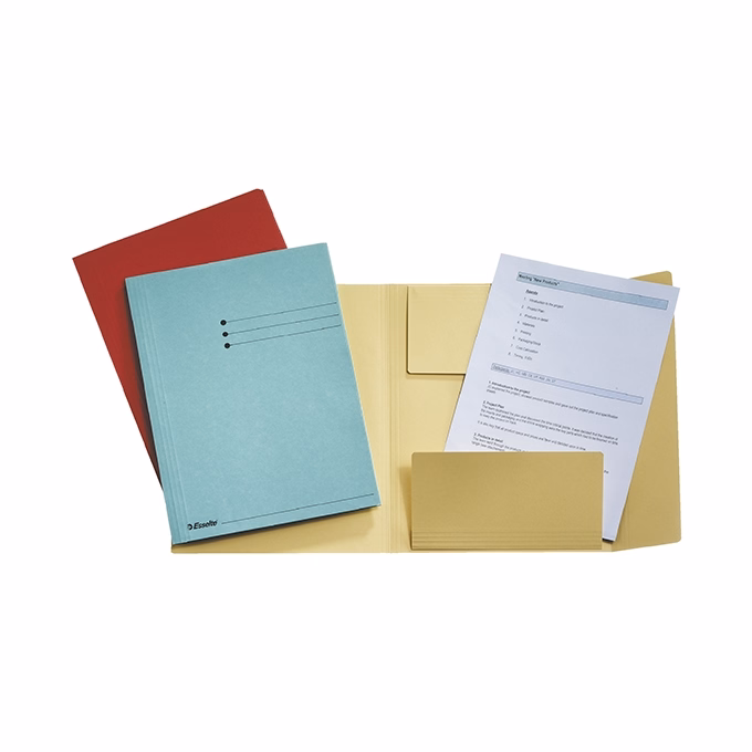 Iratgyűjtő ESSELTE A/4 3 pólyás karton 275 g világoskék