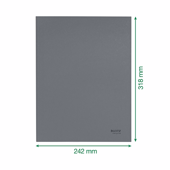 Iratgyűjtő LEITZ Recycle  A/4 3 pólyás karton kék