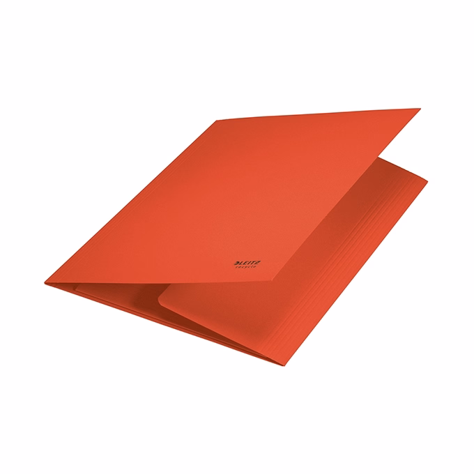 Iratgyűjtő LEITZ Recycle  A/4 3 pólyás karton piros