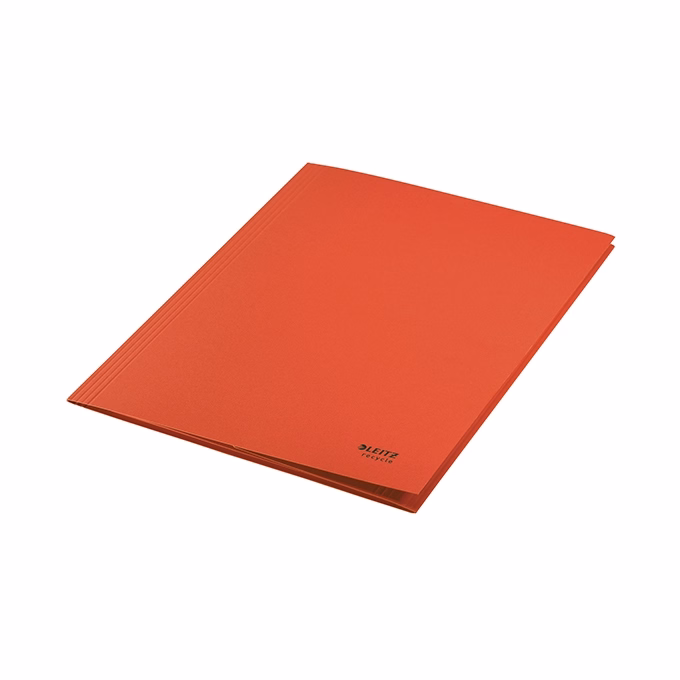 Iratgyűjtő LEITZ Recycle  A/4 3 pólyás karton piros