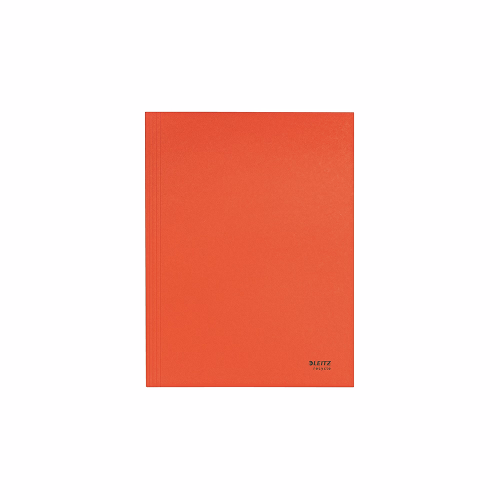 Iratgyűjtő LEITZ Recycle  A/4 3 pólyás karton piros
