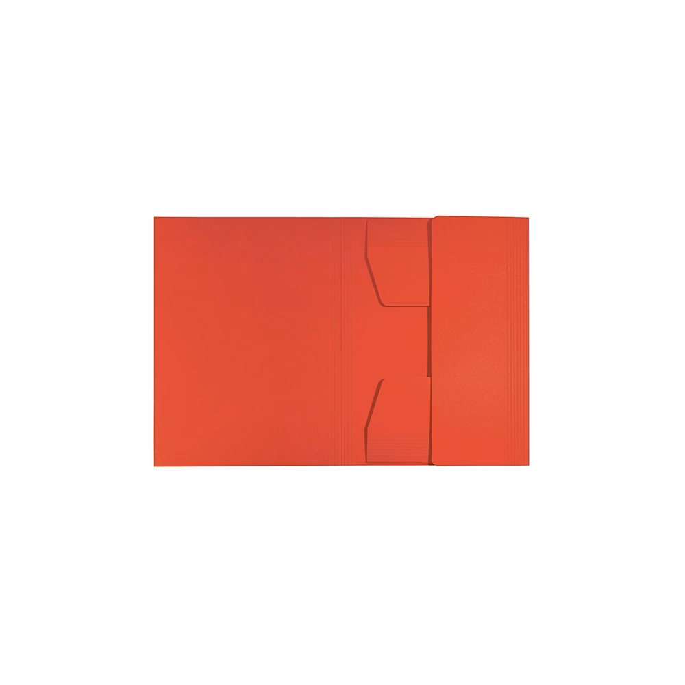 Iratgyűjtő LEITZ Recycle  A/4 3 pólyás karton piros