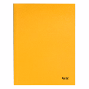 Iratgyűjtő LEITZ Recycle  A/4 3 pólyás karton sárga