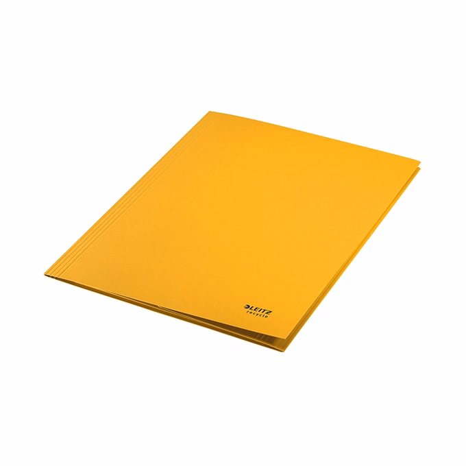 Iratgyűjtő LEITZ Recycle  A/4 3 pólyás karton sárga