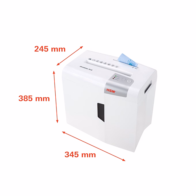 Iratmegsemmisítő HSM Shredstar S10 csík 10 lap Iratmegsemmisítő HSM Shredstar S10 csík 10 lap