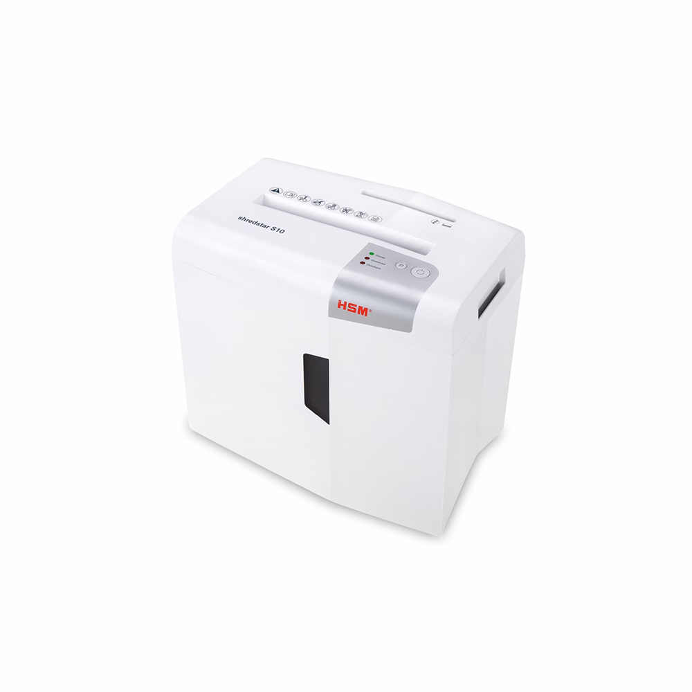 Iratmegsemmisítő HSM Shredstar S10 csík 10 lap Iratmegsemmisítő HSM Shredstar S10 csík 10 lap