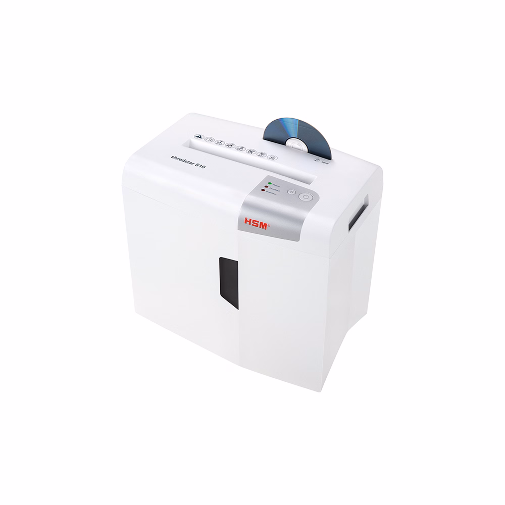 Iratmegsemmisítő HSM Shredstar S10 csík 10 lap Iratmegsemmisítő HSM Shredstar S10 csík 10 lap