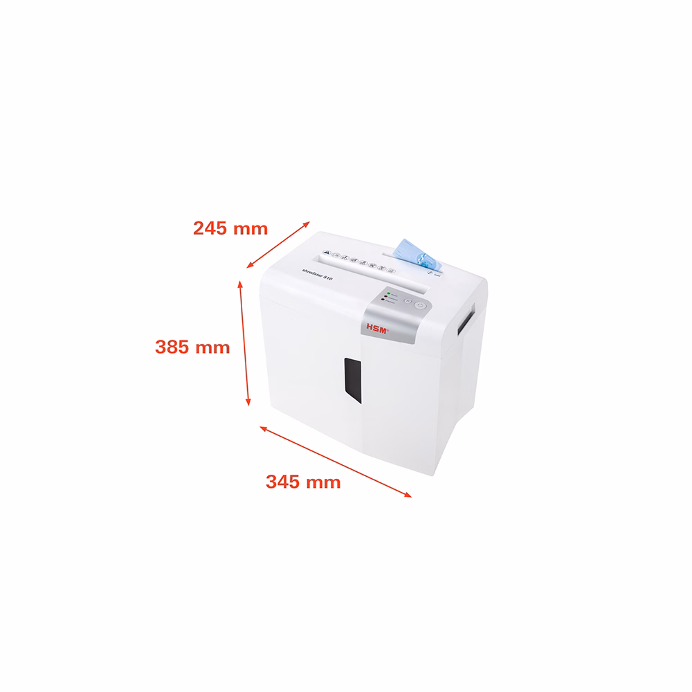 Iratmegsemmisítő HSM Shredstar S10 csík 10 lap Iratmegsemmisítő HSM Shredstar S10 csík 10 lap