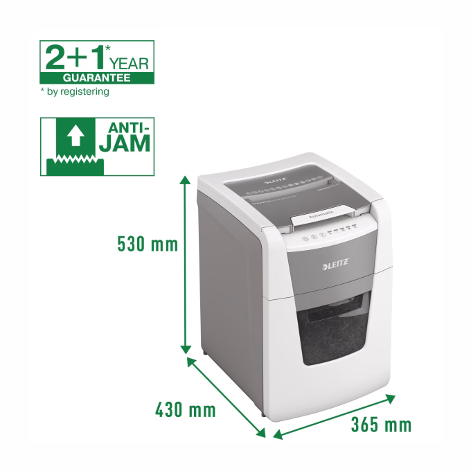 Iratmegsemmisítő LEITZ IQ Autofeed smallOffice 100 P5 Pro mikrokonfetti 6 lap
