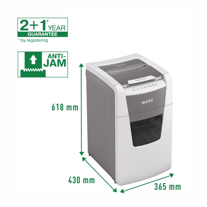 Iratmegsemmisítő LEITZ IQ Autofeed smallOffice 150 P5 Pro mikrokonfetti 6 lap