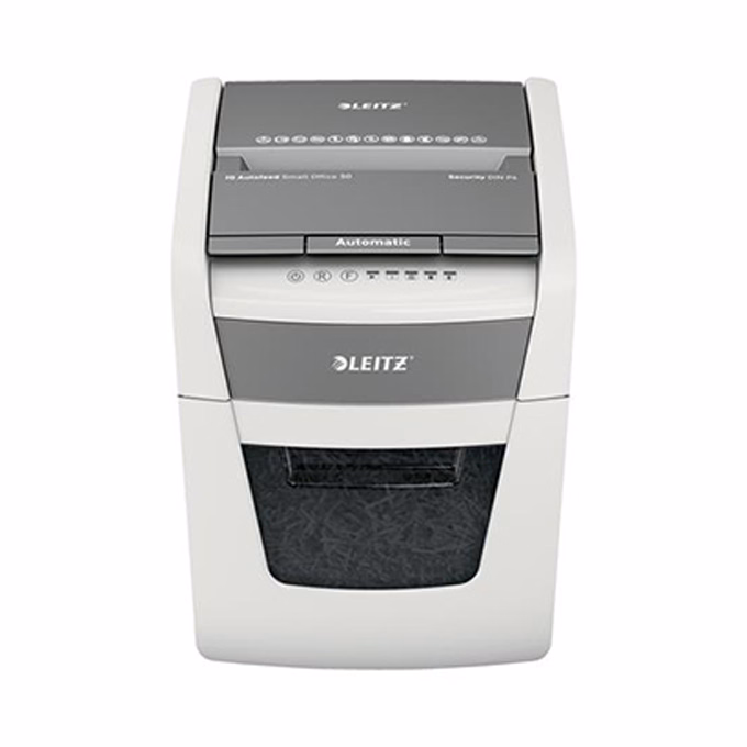 Iratmegsemmisítő LEITZ IQ Autofeed smallOffice 50X P4 konfetti 6 lap