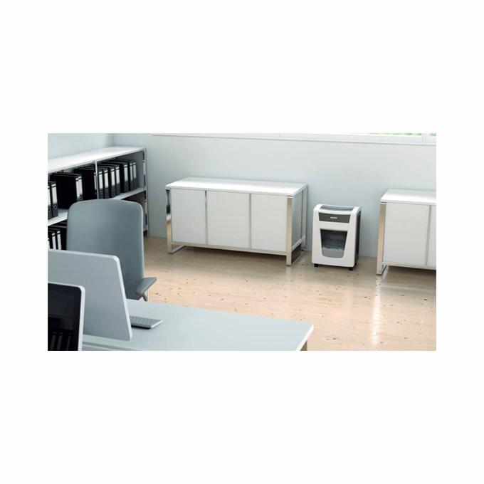 Iratmegsemmisítő LEITZ IQ Office Pro mikrokonfetti P5+ 5 lap fehér