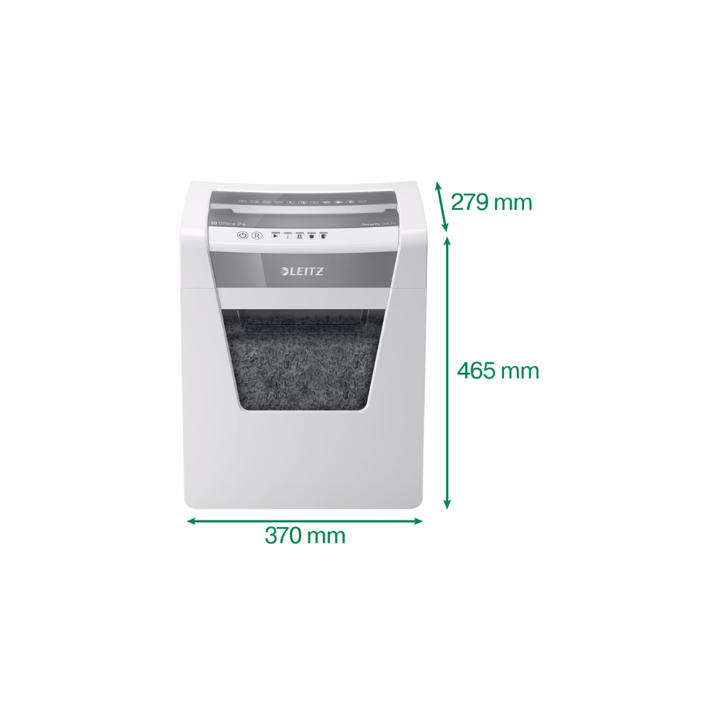 Iratmegsemmisítő LEITZ IQ Office konfetti P4 15 lap fehér Iratmegsemmisítő LEITZ IQ Office konfetti P4 15 lap fehér