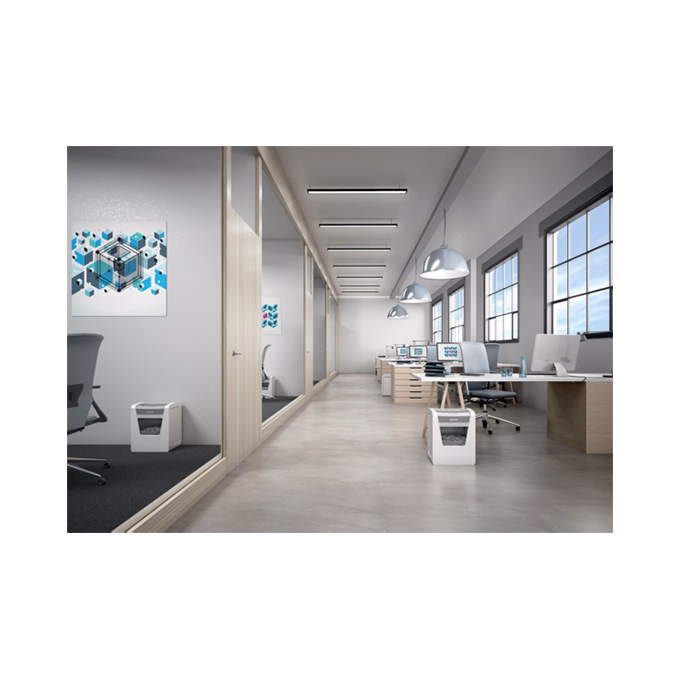 Iratmegsemmisítő LEITZ IQ Office mikrokonfetti P5 10 lap fehér Iratmegsemmisítő LEITZ IQ Office mikrokonfetti P5 10 lap fehér