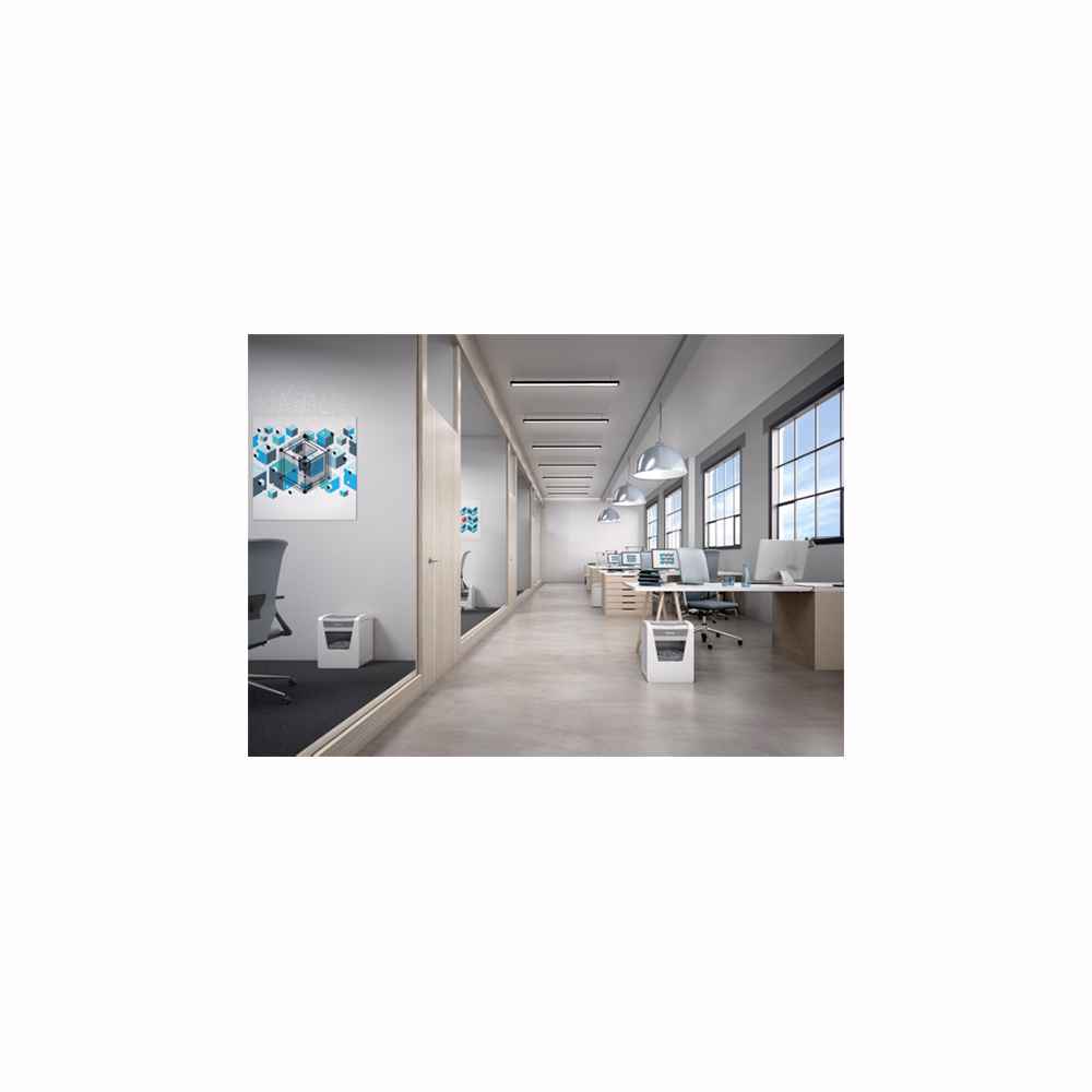 Iratmegsemmisítő LEITZ IQ Office mikrokonfetti P5 10 lap fehér Iratmegsemmisítő LEITZ IQ Office mikrokonfetti P5 10 lap fehér