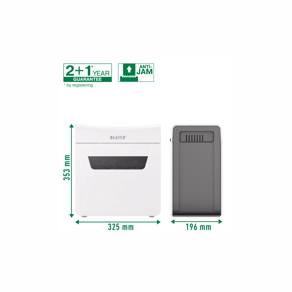 Iratmegsemmisítő LEITZ IQ Protect Premium 3M mikrokonfetti 3 lap