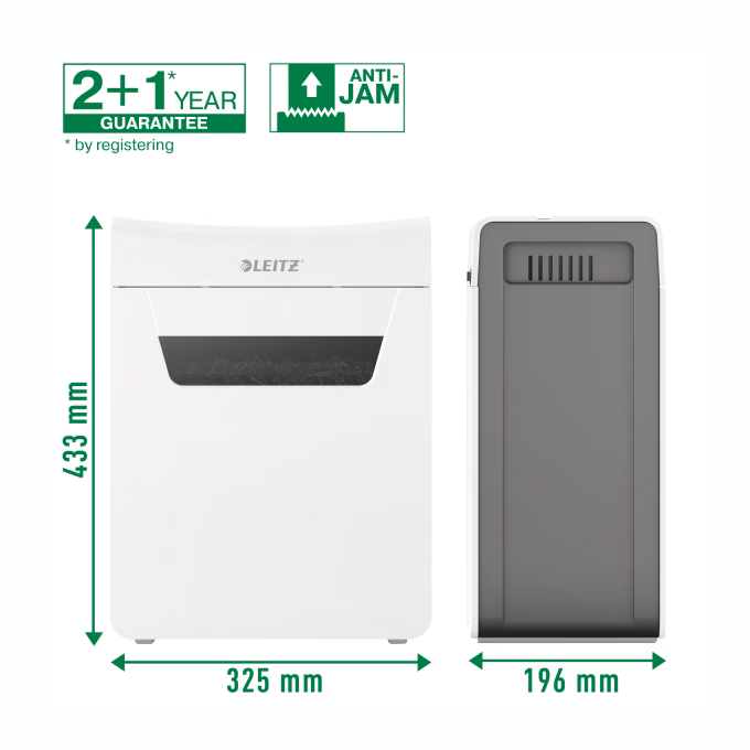 Iratmegsemmisítő LEITZ IQ Protect Premium 4M mikrokonfetti 4 lap Iratmegsemmisítő LEITZ IQ Protect Premium 4M mikrokonfetti 4 lap