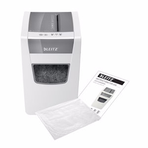 Iratmegsemmisítő LEITZ IQ Slim Home Office konfetti P4 10 lap fehér Iratmegsemmisítő LEITZ IQ Slim Home Office konfetti P4 10 lap fehér