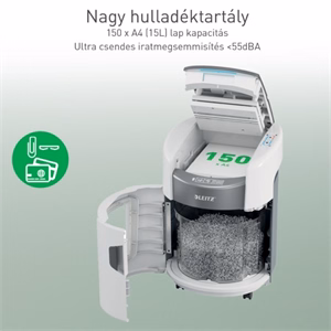 Iratmegsemmisítő LEITZ IQ OptiMax Autofeed Home Office P5 150 lap