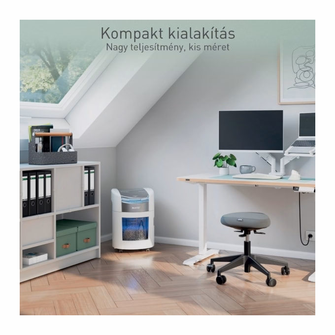Iratmegsemmisítő LEITZ IQ OptiMax Autofeed Home Office P5 150 lap