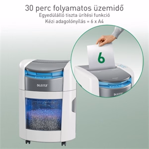 Iratmegsemmisítő LEITZ IQ OptiMax Autofeed Home Office P5 150 lap