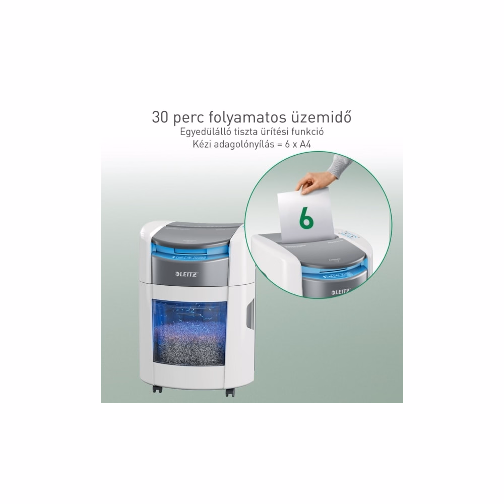 Iratmegsemmisítő LEITZ IQ OptiMax Autofeed Home Office P5 150 lap