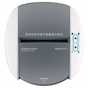 Iratmegsemmisítő LEITZ IQ OptiMax Autofeed Home Office P5 150 lap