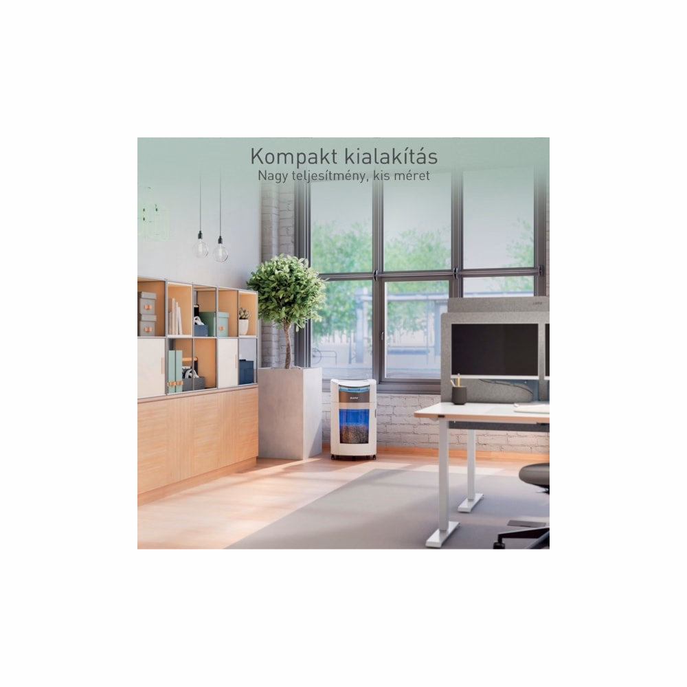 Iratmegsemmisítő LEITZ IQ OptiMax Autofeed Office P4 300 lap