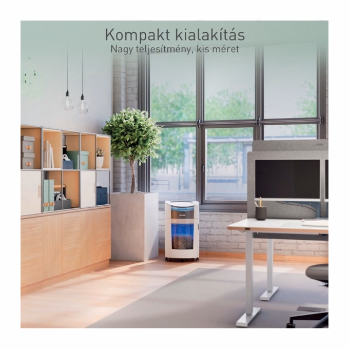 Iratmegsemmisítő LEITZ IQ OptiMax Autofeed Office P4 300 lap