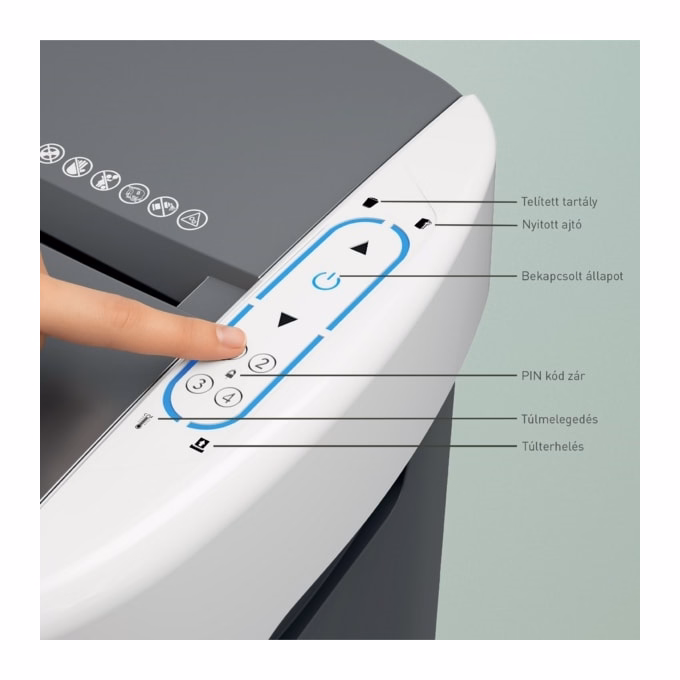 Iratmegsemmisítő LEITZ IQ OptiMax Autofeed Office P4 300 lap