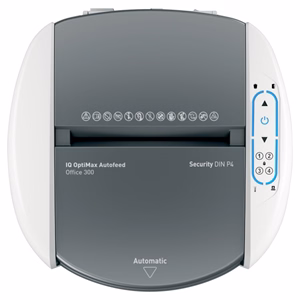 Iratmegsemmisítő LEITZ IQ OptiMax Autofeed Office P4 300 lap