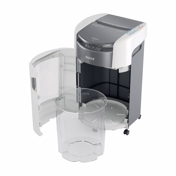 Iratmegsemmisítő LEITZ IQ OptiMax Autofeed Office P4 300 lap