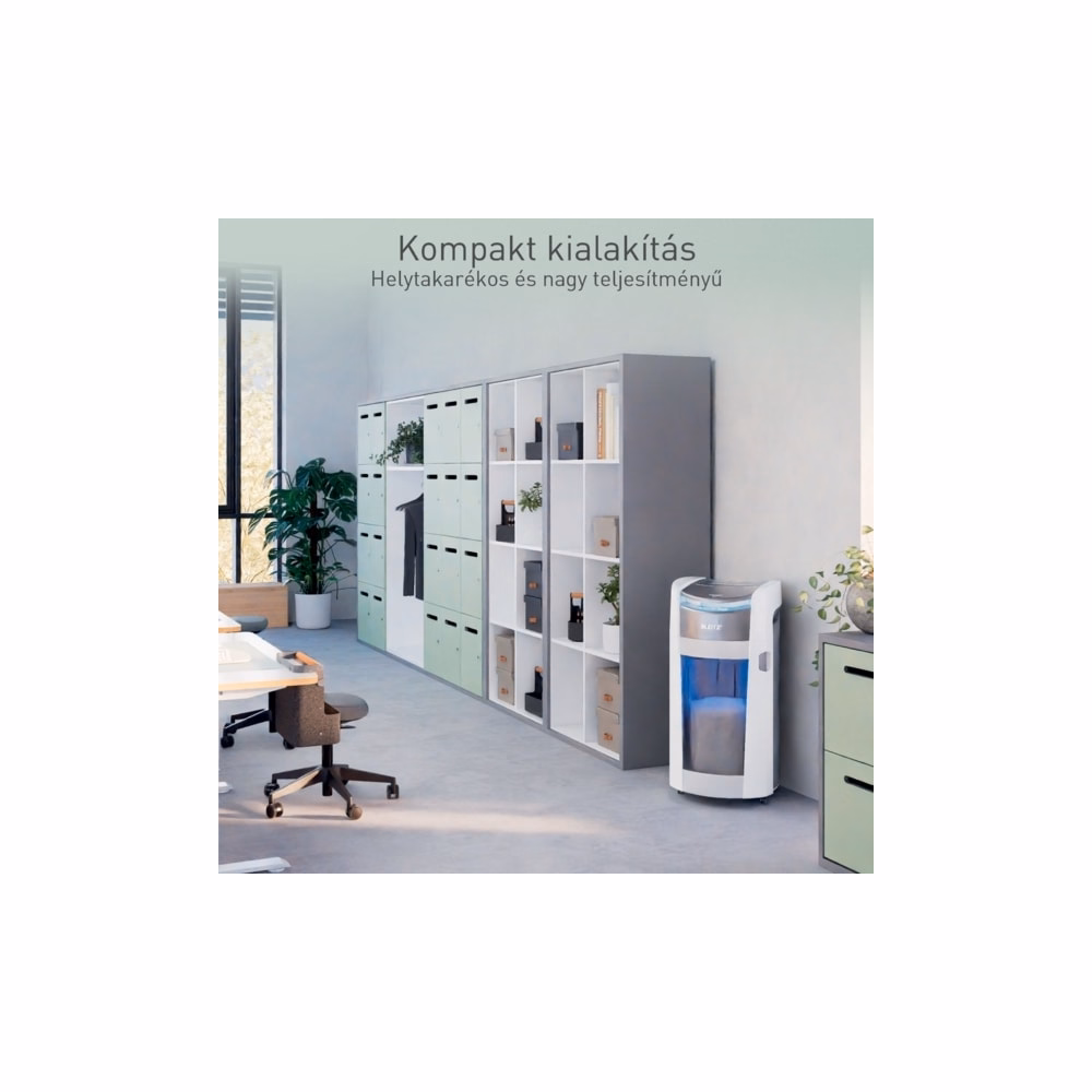 Iratmegsemmisítő LEITZ IQ OptiMax Autofeed Office Pro P4 600 lap