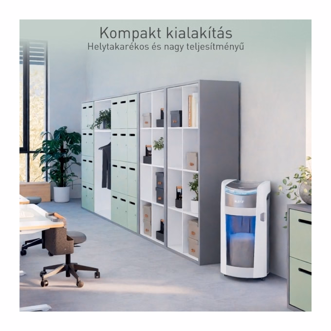 Iratmegsemmisítő LEITZ IQ OptiMax Autofeed Office Pro P4 600 lap