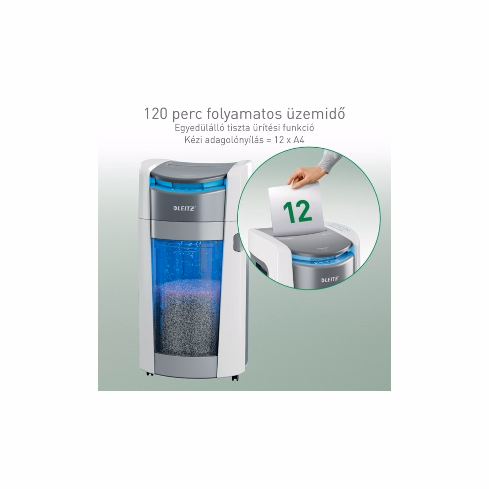 Iratmegsemmisítő LEITZ IQ OptiMax Autofeed Office Pro P4 600 lap
