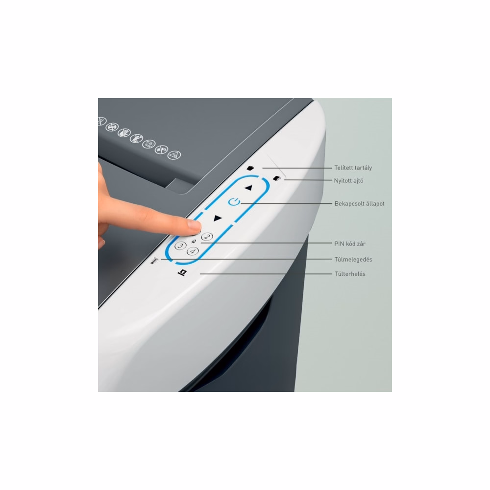 Iratmegsemmisítő LEITZ IQ OptiMax Autofeed Office Pro P4 600 lap