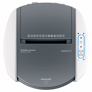 Iratmegsemmisítő LEITZ IQ OptiMax Autofeed Office Pro P4 600 lap