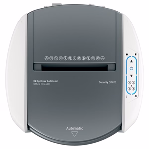 Iratmegsemmisítő LEITZ IQ OptiMax Autofeed Office Pro P5 600 lap