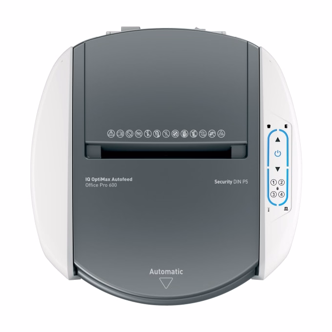 Iratmegsemmisítő LEITZ IQ OptiMax Autofeed Office Pro P5 600 lap