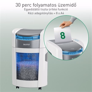 Iratmegsemmisítő LEITZ IQ OptiMax Autofeed SmallOffice P4 200 lap