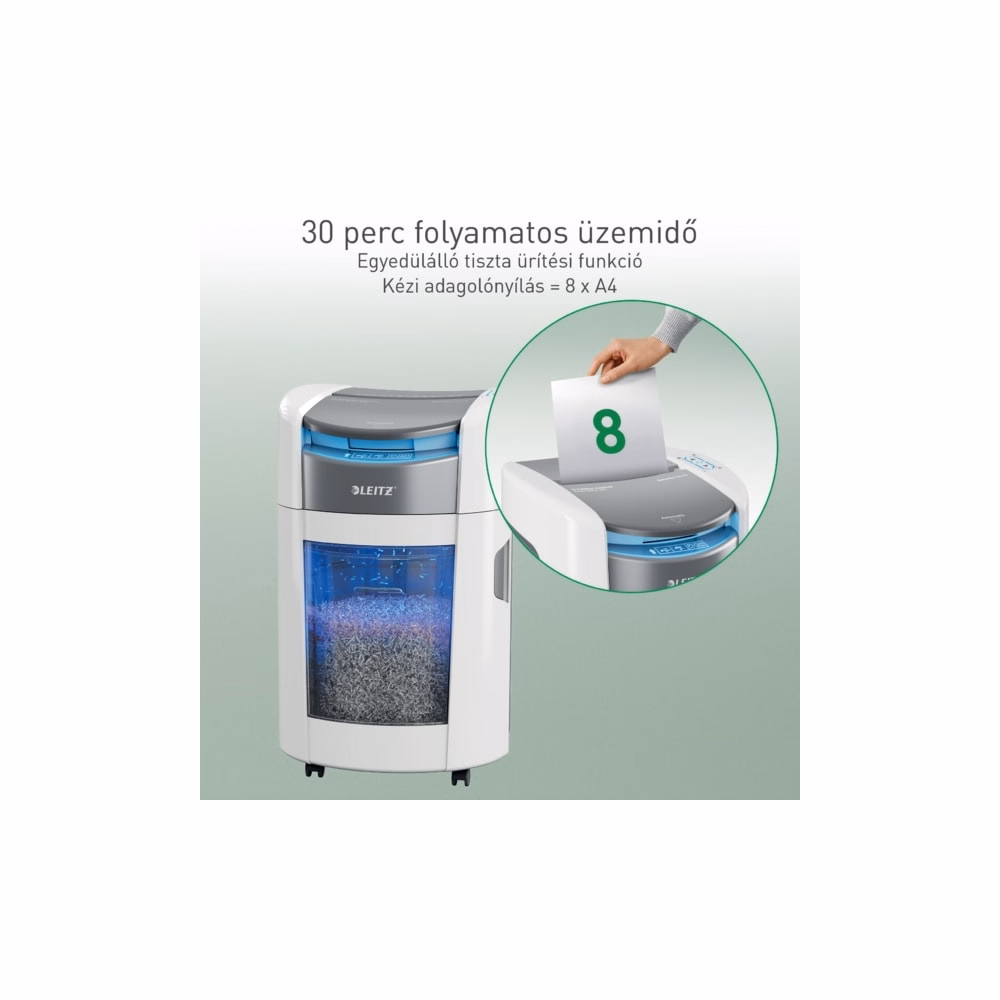 Iratmegsemmisítő LEITZ IQ OptiMax Autofeed SmallOffice P4 200 lap