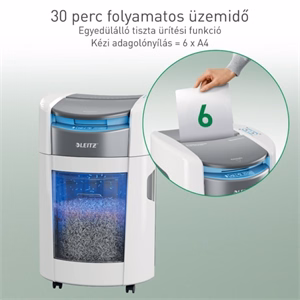 Iratmegsemmisítő LEITZ IQ OptiMax Autofeed SmallOffice P5 200 lap