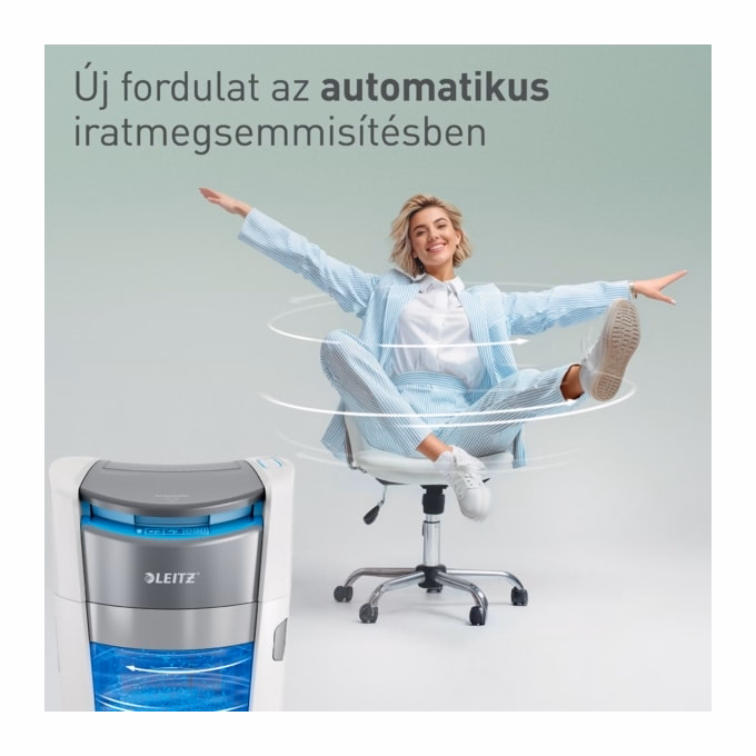 Iratmegsemmisítő LEITZ IQ OptiMax Autofeed SmallOffice P5 200 lap