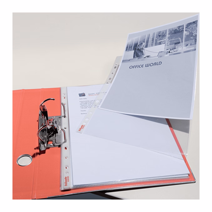 Iratrendező ESSELTE Colour Breeze Standard A/4 75 mm élvédős korall