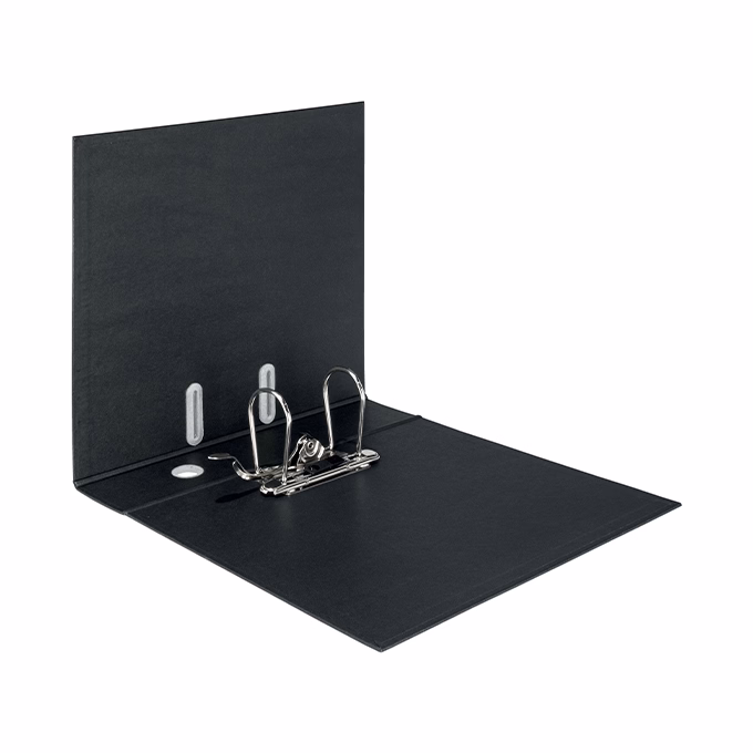 Iratrendező LEITZ Recycle A/4 80 mm 180° fekete