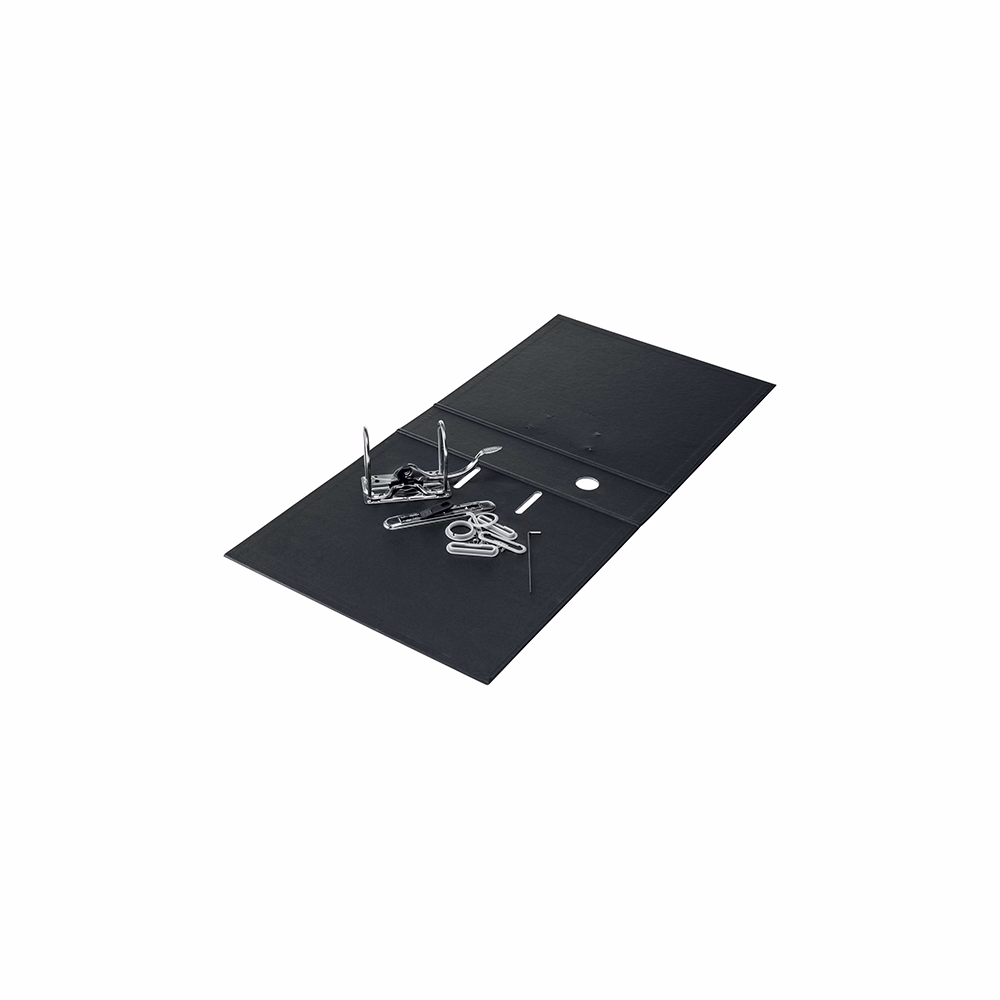 Iratrendező LEITZ Recycle A/4 80 mm 180° fekete