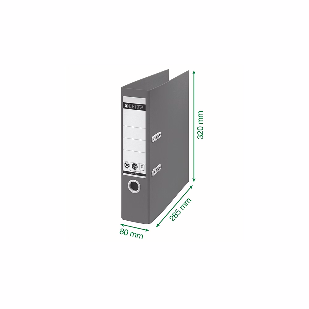 Iratrendező LEITZ Recycle A/4 80 mm 180° sárga