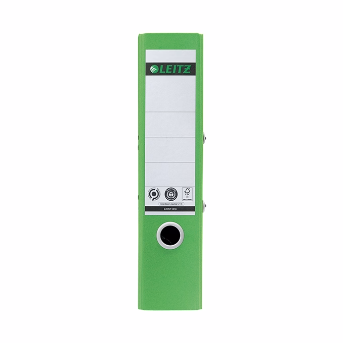 Iratrendező LEITZ Recycle A/4 80 mm 180° zöld