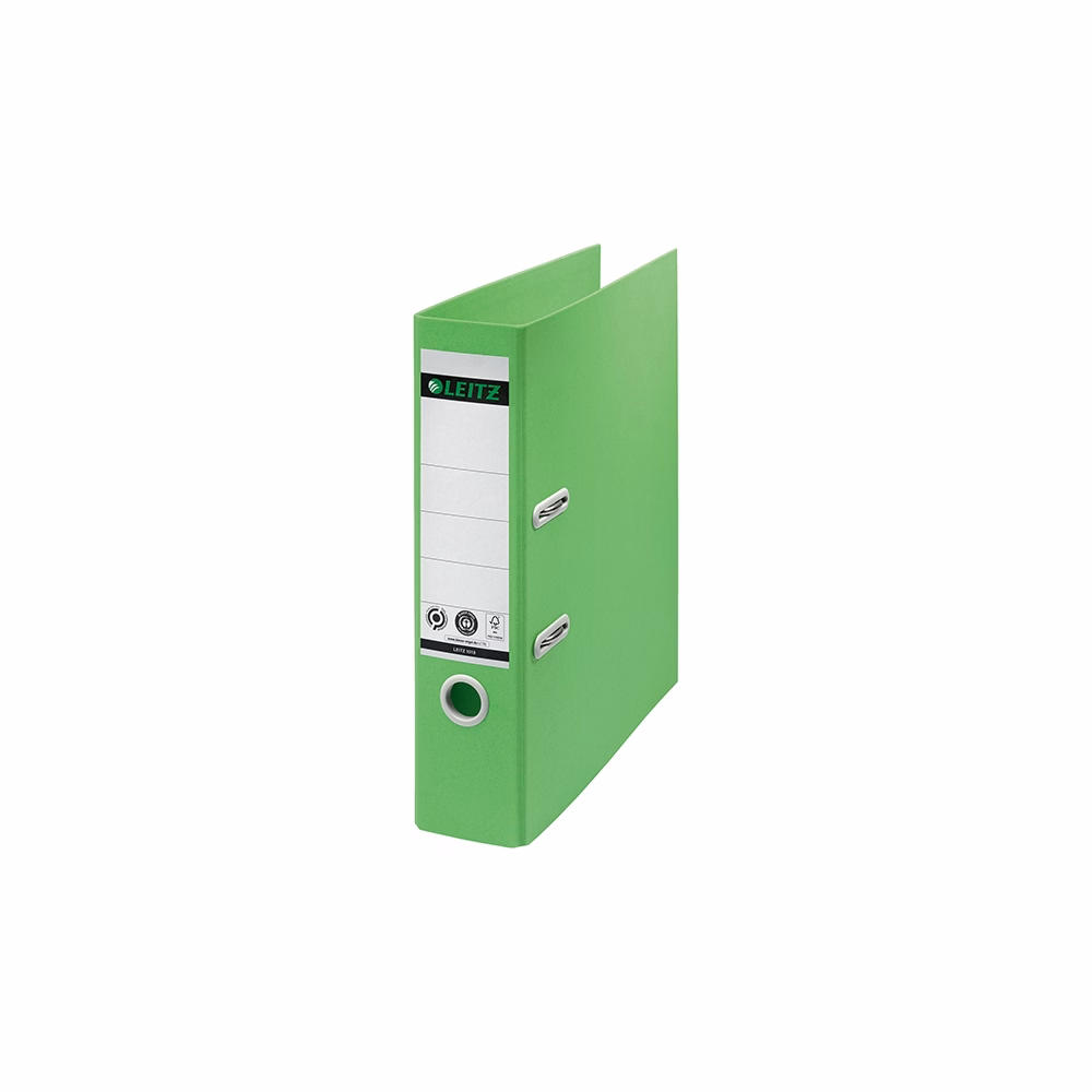 Iratrendező LEITZ Recycle A/4 80 mm 180° zöld