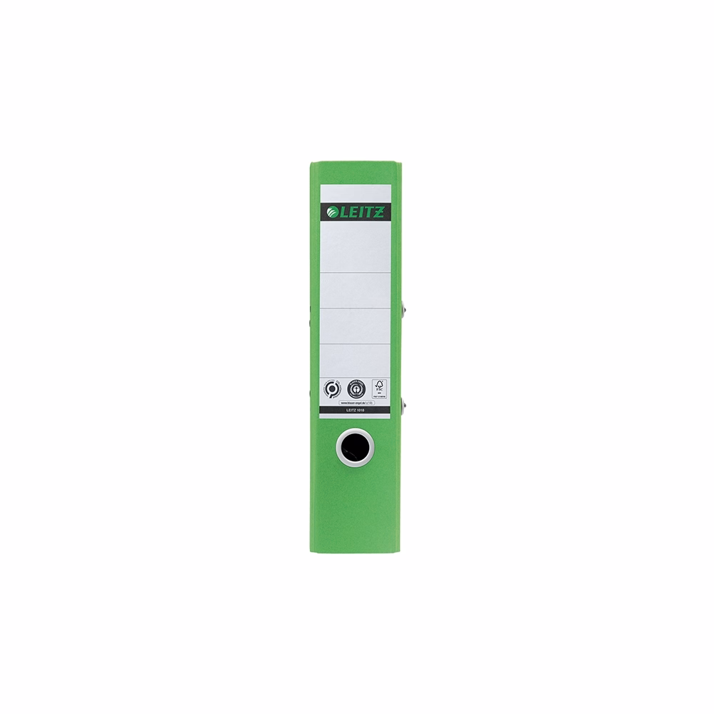 Iratrendező LEITZ Recycle A/4 80 mm 180° zöld